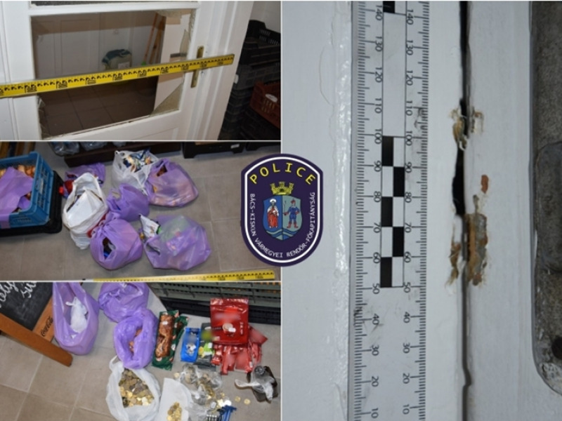 Elaludt a bolti tolvaj Halason