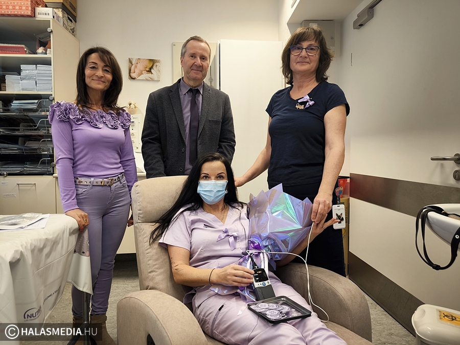 Szoptatós fotelt és pulzoximétert kapott az újszülött osztály