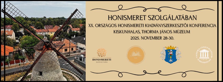 XX. Országos Honismereti Kiadványszerkesztői Konferencia