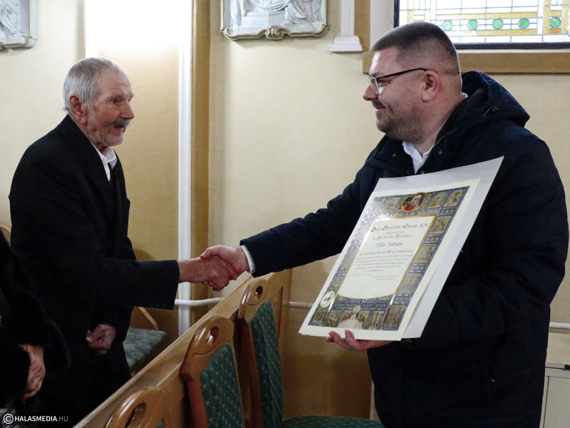 Illés Istvánt köszöntötték a 95. születésnapján