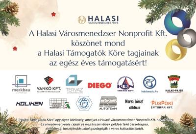 Halasi Támogatók Köre 2025
