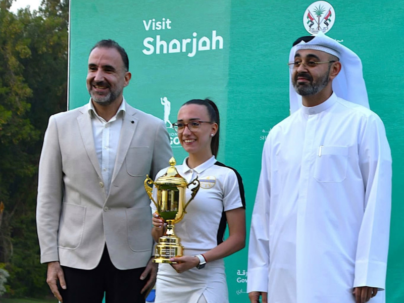 Gábor Barbi ezüstérme Sharjah-ban egy nemzetközi versenyen