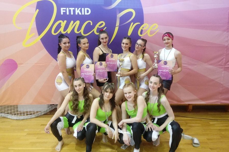 Dance free kategóriában is jók a halasi fitneszesek