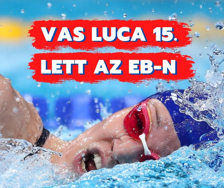 Vas Luca 15. helyen végzett az Európa-bajnokságon