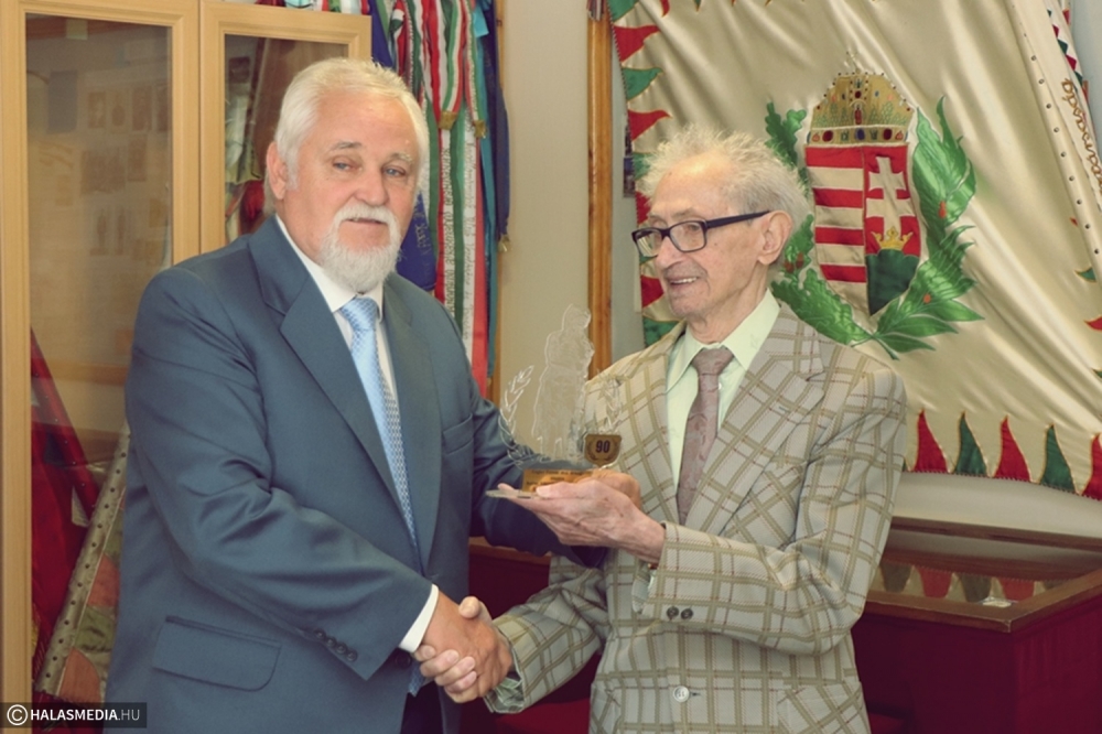 A 90 éves Engler Ferencet köszöntötték (galéria)