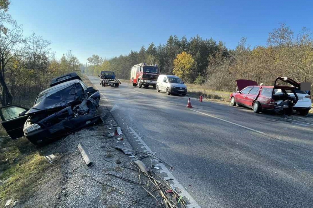 Három autó ütközött Kiskunhalas határában