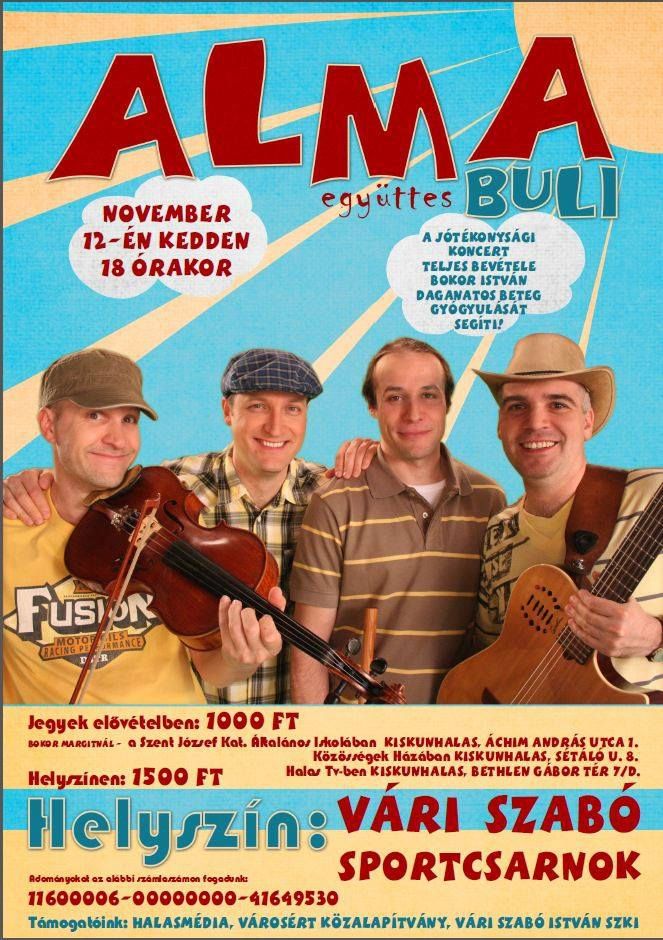 Jótékonysági Alma-koncert