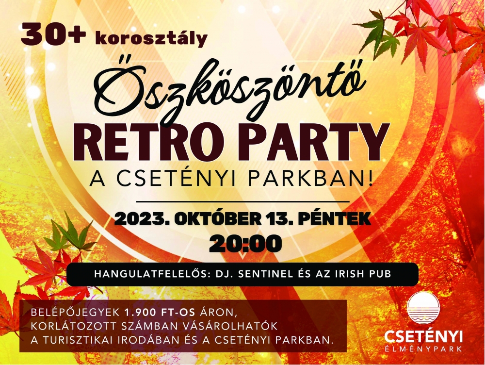 Őszköszöntő Retro Party 