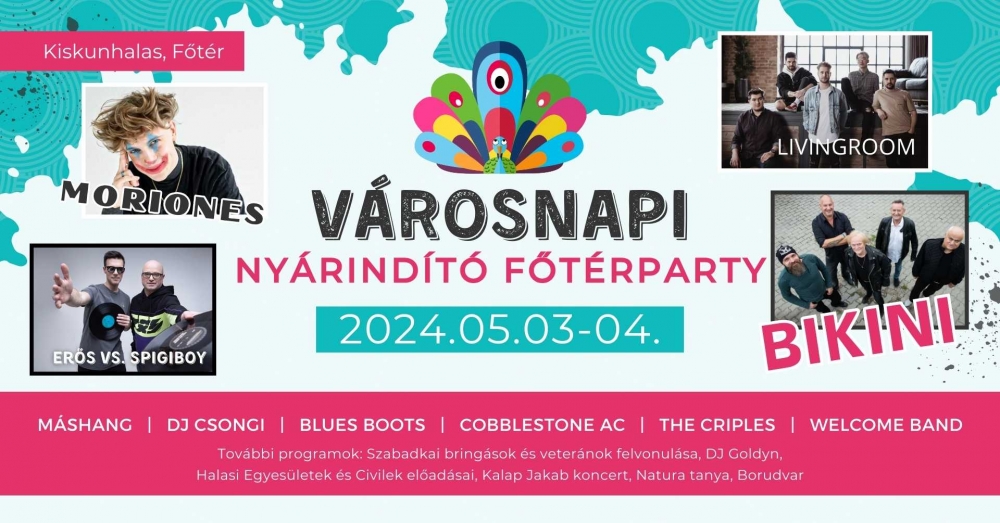 Városnapi Nyárindító Főtérparty