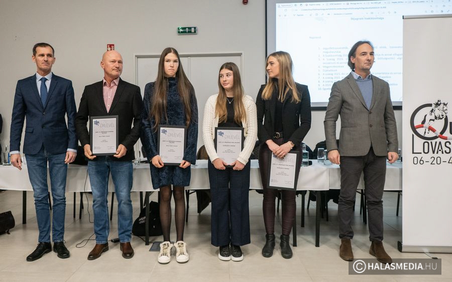 Díjugrató szakági gyűlés, halasi díjazottak