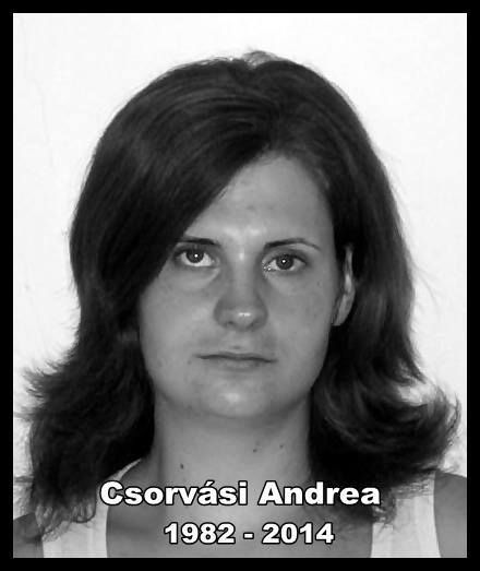 Elhunyt Csorvási Andrea