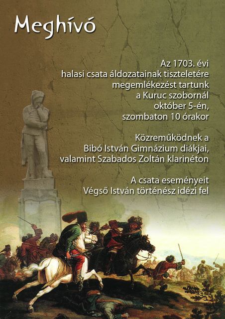 Az 1703-as eseményekre emlékeznek