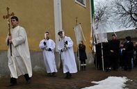 Húsvéti körmenet Halason