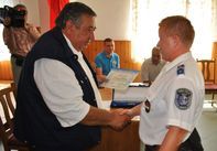 Elismerések, gyereknap a 20 éves halasi polgárőrségnél