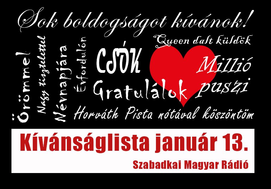 Kívánjon szerencsét 13-án!